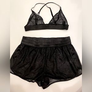 Victorias Secret lace shorts set